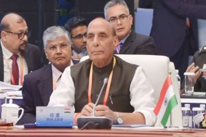 Rajnath Singh Calls for Unified Action Against Terrorism at SCO Defence Ministers’ Meet in Qingdao