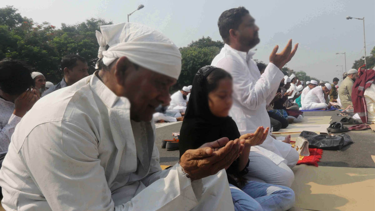 Anjuman Auqaf, Jama Masjid, Eid prayers