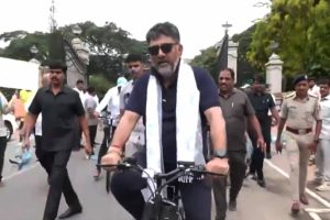 Karnataka Deputy CM DK Shivakumar Flags Off World Environment Day 2025 Eco Walk from Vidhana Soudha
