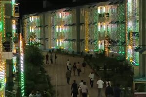 Amarnath Yatra: Yatri Niwas in Ramban Glows in Tricolour Lights, Pilgrims Laud Arrangements
