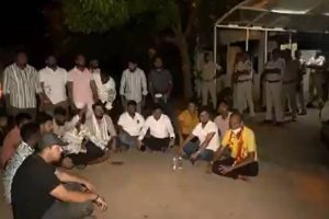 Congress Workers Protest Outside AIIMS Bhubaneswar Over Death of Harassed Balasore Student