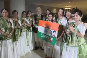 Indian Diaspora in Brazil Welcomes PM Modi with Cultural Tribute to Operation Sindoor