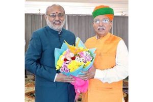 Arjun Ram Meghwal Congratulates CP Radhakrishnan on NDA’s Vice-Presidential Nomination