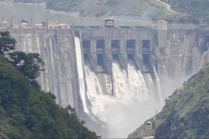 Baglihar Dam Opens Spillway Gates Amid Heavy Rains; Public Warned to Stay Away from Riverbanks