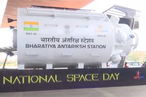 ISRO Unveils Bharatiya Antariksh Station Model, Targets 2035 for Full Operation