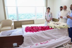 PM Modi Pays Last Respects to Shibu Soren; Tributes Pour in for Jharkhand Icon