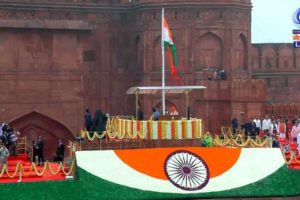 PM Modi Hoists Tricolour at Red Fort, Leads ‘Naya Bharat’ Themed 79th Independence Day Celebrations