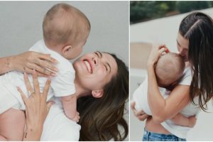 Hailey Biber shares adorable pics with baby Jack on his 1st birthday, pens note for her “beautiful boy”