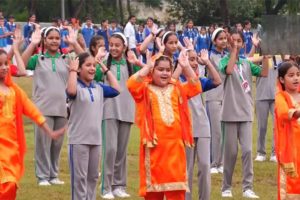 Udhampur Students Stage Full Dress Rehearsal for 79th Independence Day Celebrations
