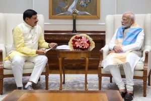 MP CM Mohan Yadav Meets PM Modi, Extends Invitation to Visit State Amid Major Industrial Push