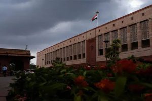 Security Breach Foiled: Man Caught Scaling Wall to Enter Parliament Complex