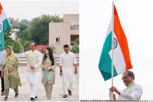 Shivraj Singh Chouhan Hoists Tricolour in Bhopal, Urges Citizens to Join ‘Har Ghar Tiranga’ Movement