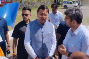 Uttarakhand CM Dhami meets Chamoli cloudburst victims, assures full support