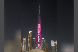Dubai’s Burj Khalifa lights up to celebrate PM Modi’s 75th birthday