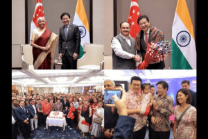 Singapore PM Wong calls New Delhi visit “productive”, joins SG60 reception