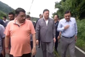 Uttarakhand CM Dhami inspects disaster-affected areas in Dehradun, “Working to get things back on track”