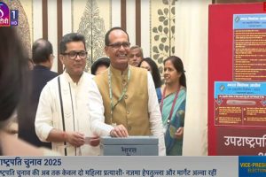 Vice Presidential Election: Shivraj Singh Chouhan, Union Ministers, MPs Cast Votes in Parliament