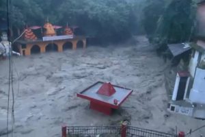 Uttarakhand: Tapkeshwar Mahadev temple inundated as Tamsa river swells after heavy rainfall in Dehradun